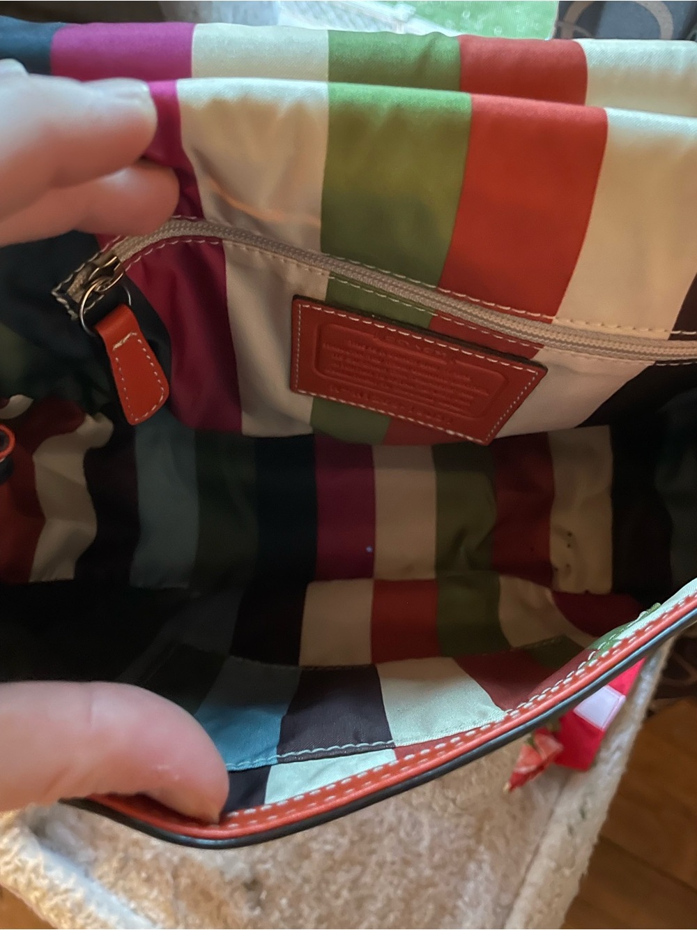 Coach 70th Anniversary Colorblock Willis Shoulder Bag - Picture 6 of 7